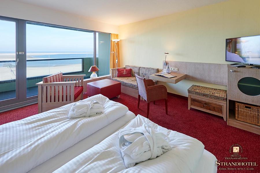 Strandhotel Vierjahreszeiten Borkum Exterior foto